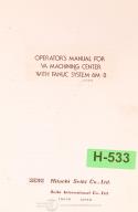 Hitachi-Hitachi Seiki VA, Machining Center Operations and Maintenance Manual 1981-VA-01